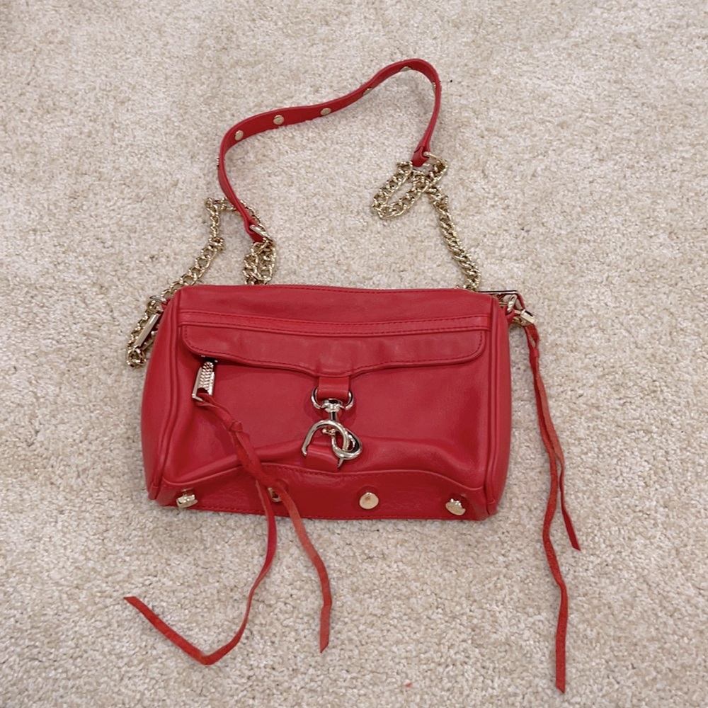 Rebecca Minkoff M.A.C crossbody in watermelon pink